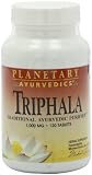 Planetary Herbals Triphala 1000 Mg Ayurvedic, 120 Count
