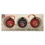 Buffalo Bills 3PK Glass Ornament