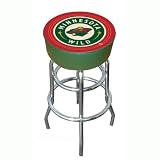 NHL Minnesota Wild Padded Bar Stool