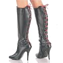 SEDUCE-2064 5" Knee BT W/ Interchangeable Blk Lace