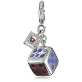 ELLE Jewelry Charms Dice Sterling Silver Charm