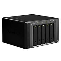 Synology DiskStation 5-Bay 5 TB (5x 1 TB) Network Attached Storage DS1511+ 5100 (Black)