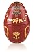 Luxury MAXIM'S DE PARIS Easter Red and Gold Egg Art nouveau style Tin - Milk Chocolates Balls