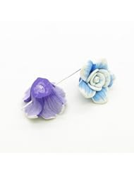 Jewelry: 25mm 20pcs/lot Flower Polymer Clay Craft Loose Bead Flower Polymer Clay Charm Earring Pendant Diy - QITIAN JEWELRY