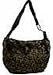 Leopard Faux Fur Hobo Handbag
