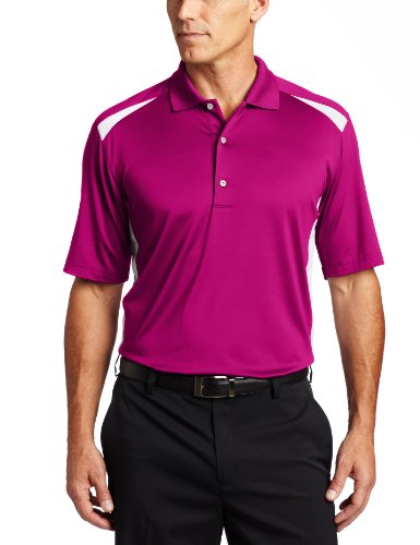 Greg Norman Men's Center Block Performance Polo