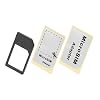 MicroSlM Adapter (Farbe: Schwarz) f�r lPhone 4 + lPad Mlcro SlM Karten zur Verwendung als normale SlM-Karte