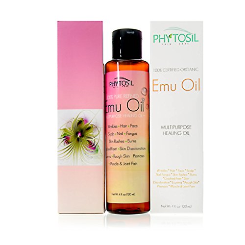 100% pure emu oil - best natural oil for wrinkles, hair…