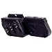 2pc Slanted Motorcycle Saddle Bag Set