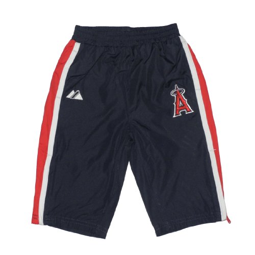 MLB Los Angeles Angels of Anaheim Baby / Infant Comfortable Fit Mesh Lined Track Pants with Embroidered Logo - Blue (Size: 3-6)
