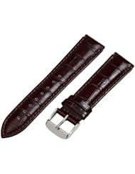 Rich Brown Croco 18mm Watch Band Fits Philip Stein Small Size 1 (With Built in Quick Release Pins) !!!!