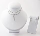 Iridescent and Rhinestone Necklace Set