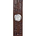 Xhilaration Stamped Peace Cuff Watch - Brown