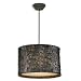 Uttermost 21104 Alita Metal Hanging Shade, Rust Black Finish