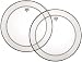 Remo Powerstroke 3 Bass Drum Head, Clear, 22-inch Diameter