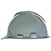 MSA 475364 V-Gard (HDPE) High Density Polyethylene, 4 Point Ratchet Suspension Hard Hat Fas-Trac Suspension - Gray (Case of 10)