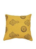 ICONS CORNER Cojín Kerala (Amarillo / Negro)