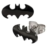 316L Surgical Steel, Batman, Stud, Post Earrings Sold as a pair