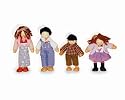 Le Toy Van Family of 4 Dolls Set