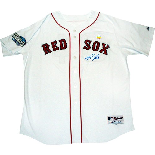 Steiner Sports MLB Boston Red Sox David Ortiz Signed 2004 World Series Jersey (No Number)