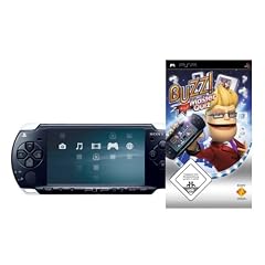 PlayStation Portable - PSP Konsole Slim&Lite Piano Black inkl. Buzz! Master Quiz