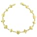 Jewelry : 14 Karat Yellow Gold Playing Cards Bracelet 7 Inch