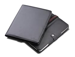 CTCstore Leather Flip Book Jacket/folio for Apple Ipad 3g Tablet/wifi Model 16gb, 32gb, 64gb (Black)