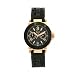 GUESS Women's 45502L1 GC Rose Gold Plated Black Dial Watch