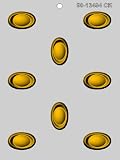 CK Products 1-5/8-Inch Chinese Gold Coin Chocolate Mold