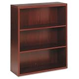 41yDT0y01aL. SL160  HON Valido 11500 Series Bookcase, 3 Shelves, 36 W by 13 1/8 D by 43 5/8 H, Mahogany