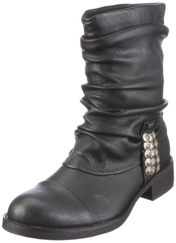 ESPRIT Cezanne Bootie V10420, Damen, Stiefel, Schwarz (black 001), EU 40