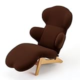 リクライニングチェア HUG LOUNGE CHAIR-W(ハグラウンジチェア ウッド):ブラウン