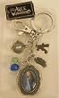 Alice in Wonderland Alice Kingsley Dangle Keyring/keychain with Charms