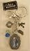 Alice in Wonderland Alice Kingsley Dangle Keyring/keychain with Charms