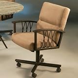 Ravenwood Chair with Casters Topanga Brown