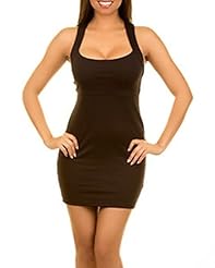 Junior Sexy Cutout Rayon/Spandex/Knit Club Dress/Mini Dress 