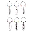 VIP Lounge My Glass Wine Charms - Set of 6