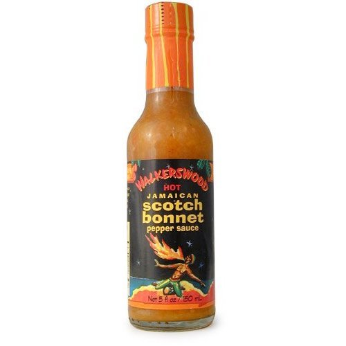 Walkerswood Hot Jamaican Scotch Bonnet Pepper Sauce 5oz, (Pack of 12)