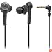 Audio-Technica ATH-CKS55BK Solid Bass In-Ear Headphones