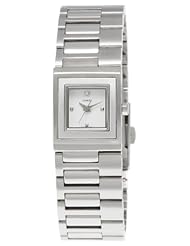 Casio Womens LTP1317D-7C Silver Stainless-Steel Quartz Watch with White Dial