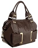 EyeCatchBags - Oakwood Large Faux Leather Grab Bag