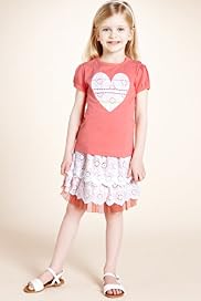 2 Piece Autograph Pure Cotton T-Shirt & Skirt Outfit