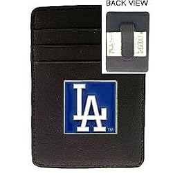 Los Angeles Dodgers Leather Money Clip