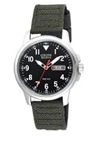 Citizen Men's Eco-Drive Canvas Strap Watch #BM8180-03E
