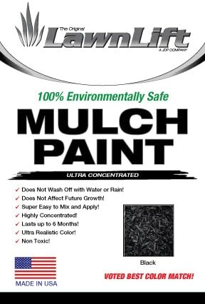 Lawnlift Ultra Concentrated (Black) Mulch Paint 16oz. = 1.375 Gallons