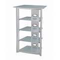 Frosted Glass 5-Tier Audio Pier