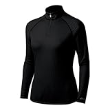 ASICS Women's Rib I Tech 1/2 Zip Pullover,Black,X-Small : image
