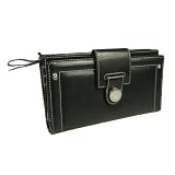 Kenneth Cole Glazed Leather Tab Clutch Womens Wallet in Choice of Colors