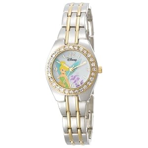 Disney Women's Tinker Bell Two-Tone Bracelet Watch #TK2008