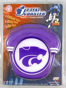 Kansas State Wildcats KSU NCAA Jersey Coaster Set